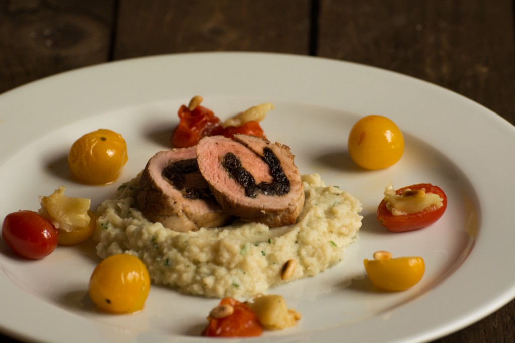 Tenderloin and celeriac puree