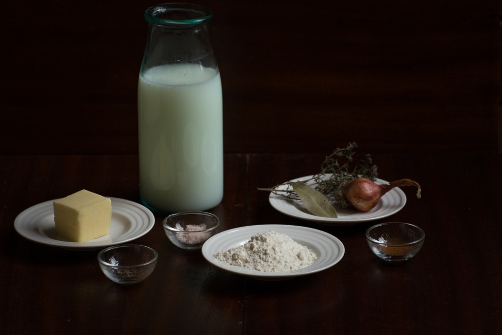 Bechamel sauce - ingredients