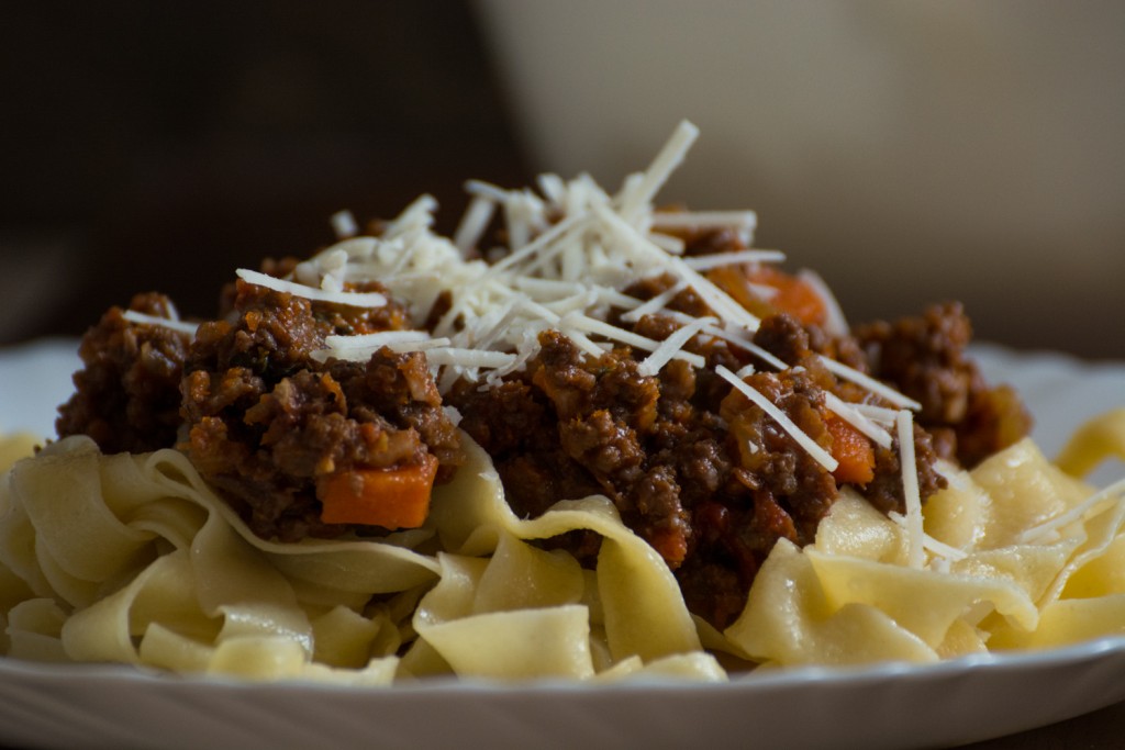 Beef ragu & tagliatelle