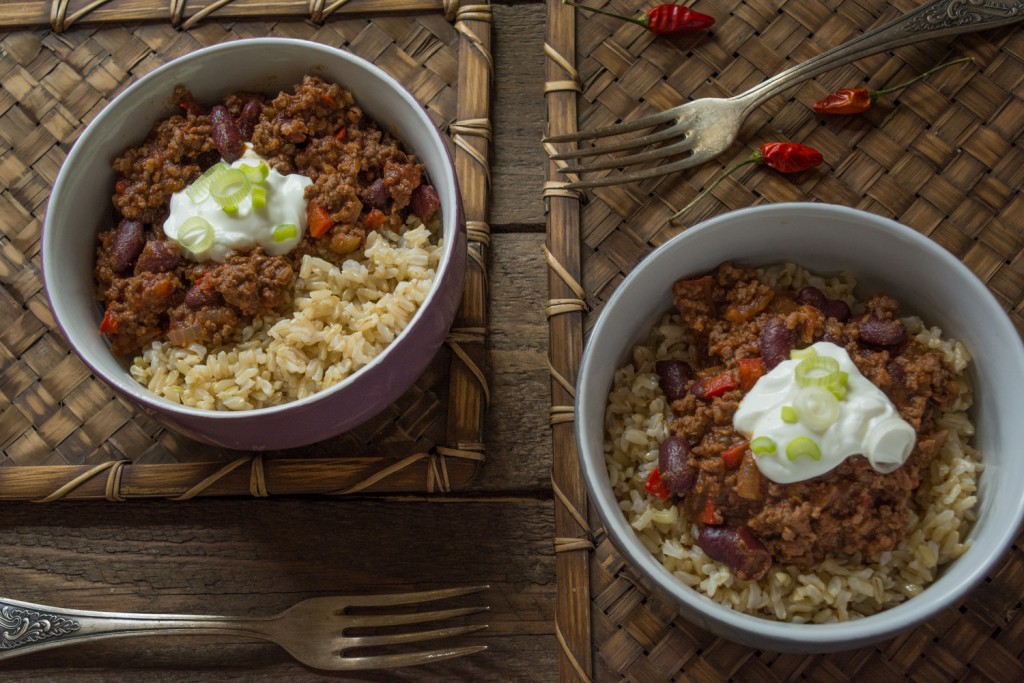 Chilli con Carne - Greek yogurt