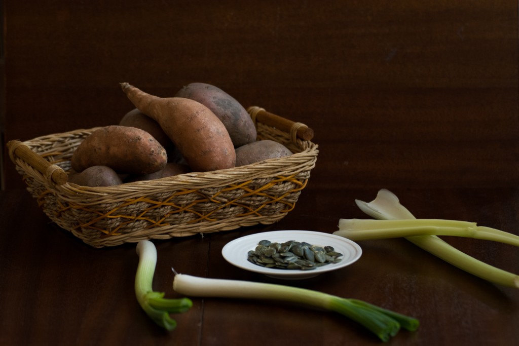 Potato salad - ingredients