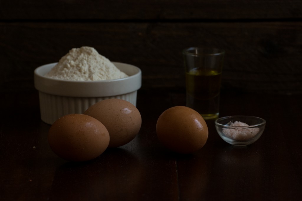 Tagliatelle - ingredients