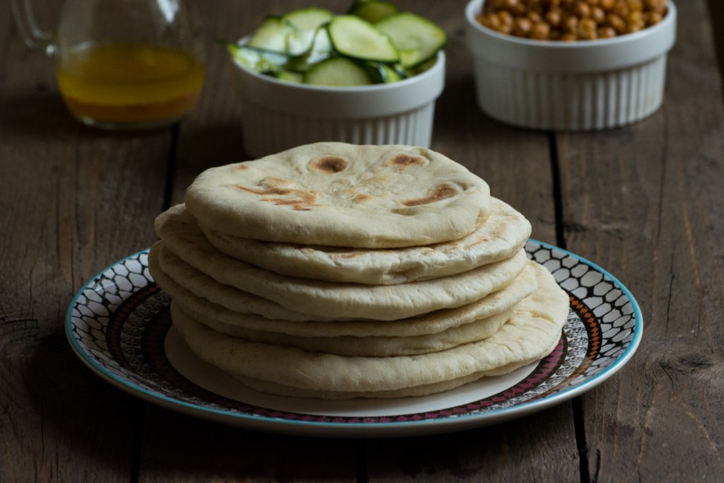 Homemade flatbread