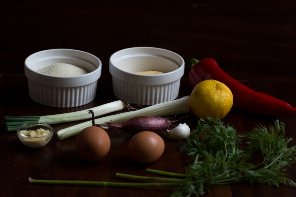 Salmon croquettes - ingredients