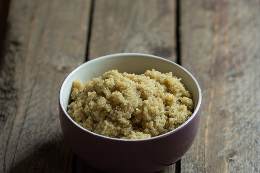 Cooked quinoa