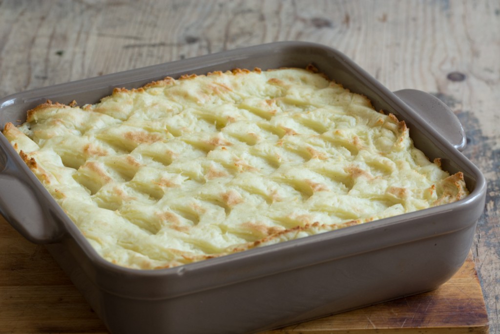 Cooked cottage pie