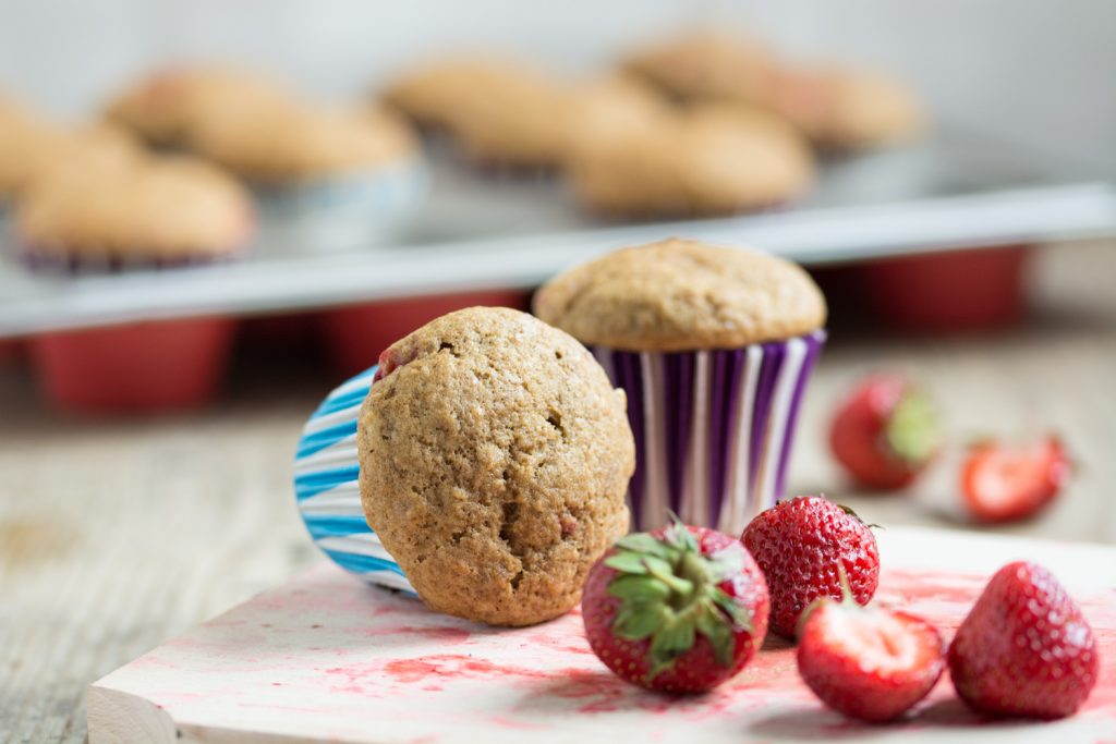 Stawberries & muffins