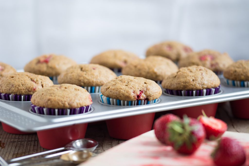 Strawberry muffins