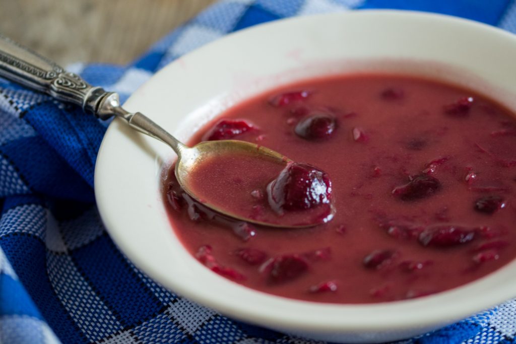 Wine-cherry sauce